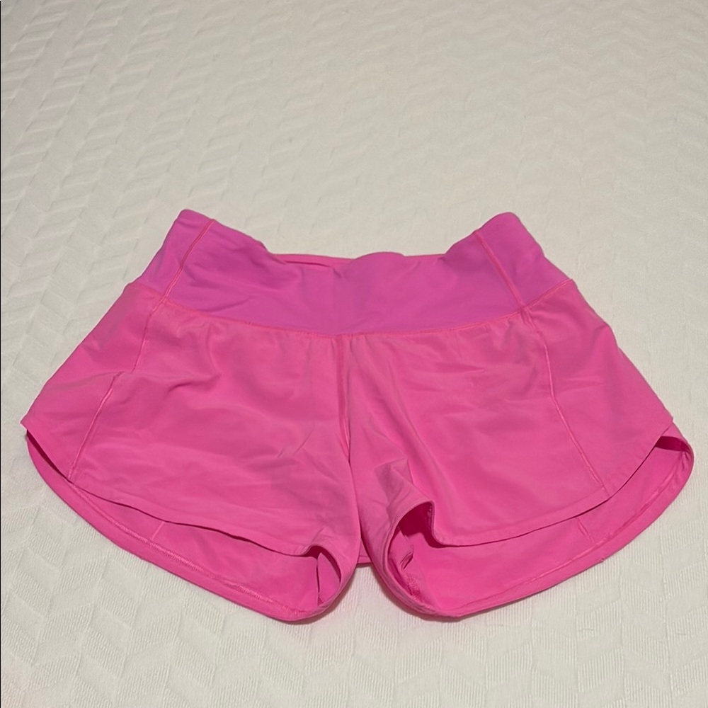 Lululemon Pink Athletic Shorts